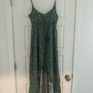 Green Floral Maxi Dress size XL